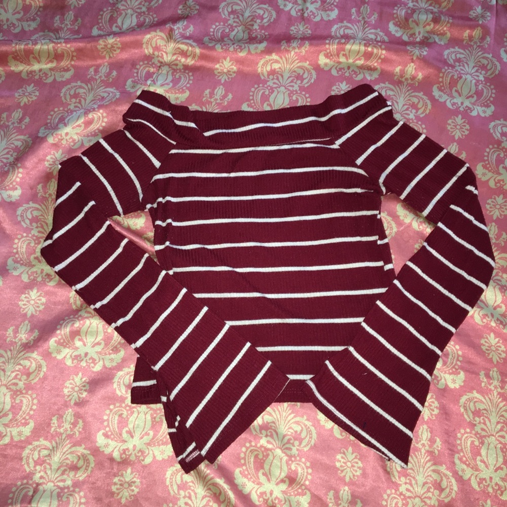 Long sleeve crop top